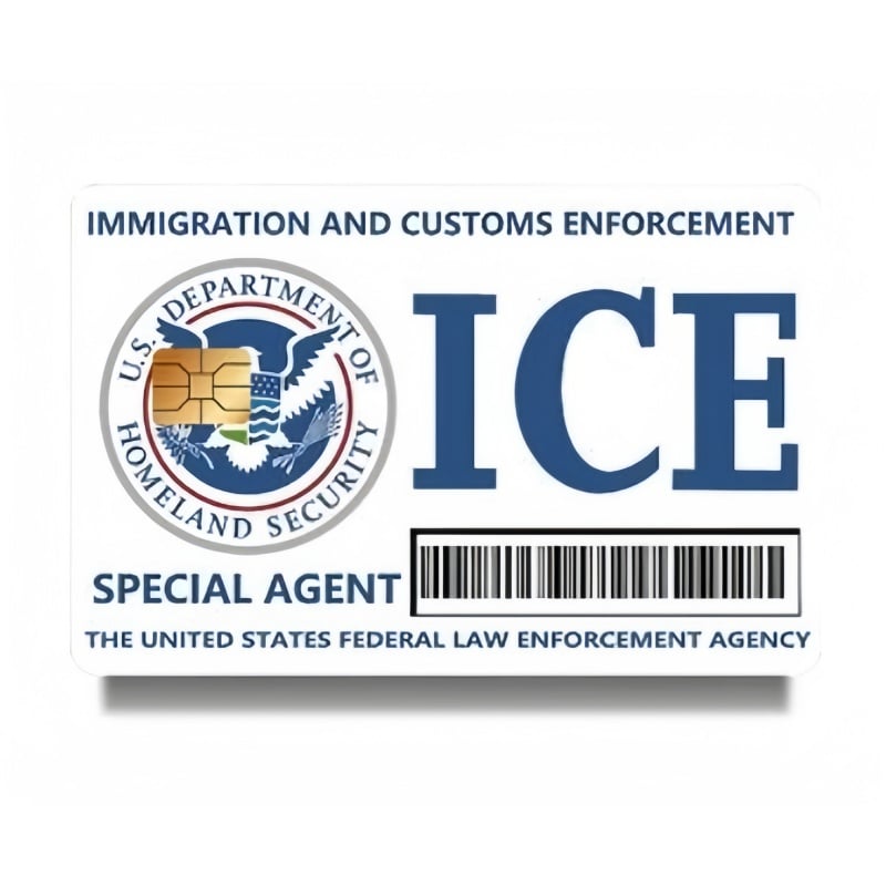 🔥Πακέτο Skin Card Secret Agent: Σχέδια FBI/ICE • Αυτοκόλλητα Cosplay & Δώρων-GR