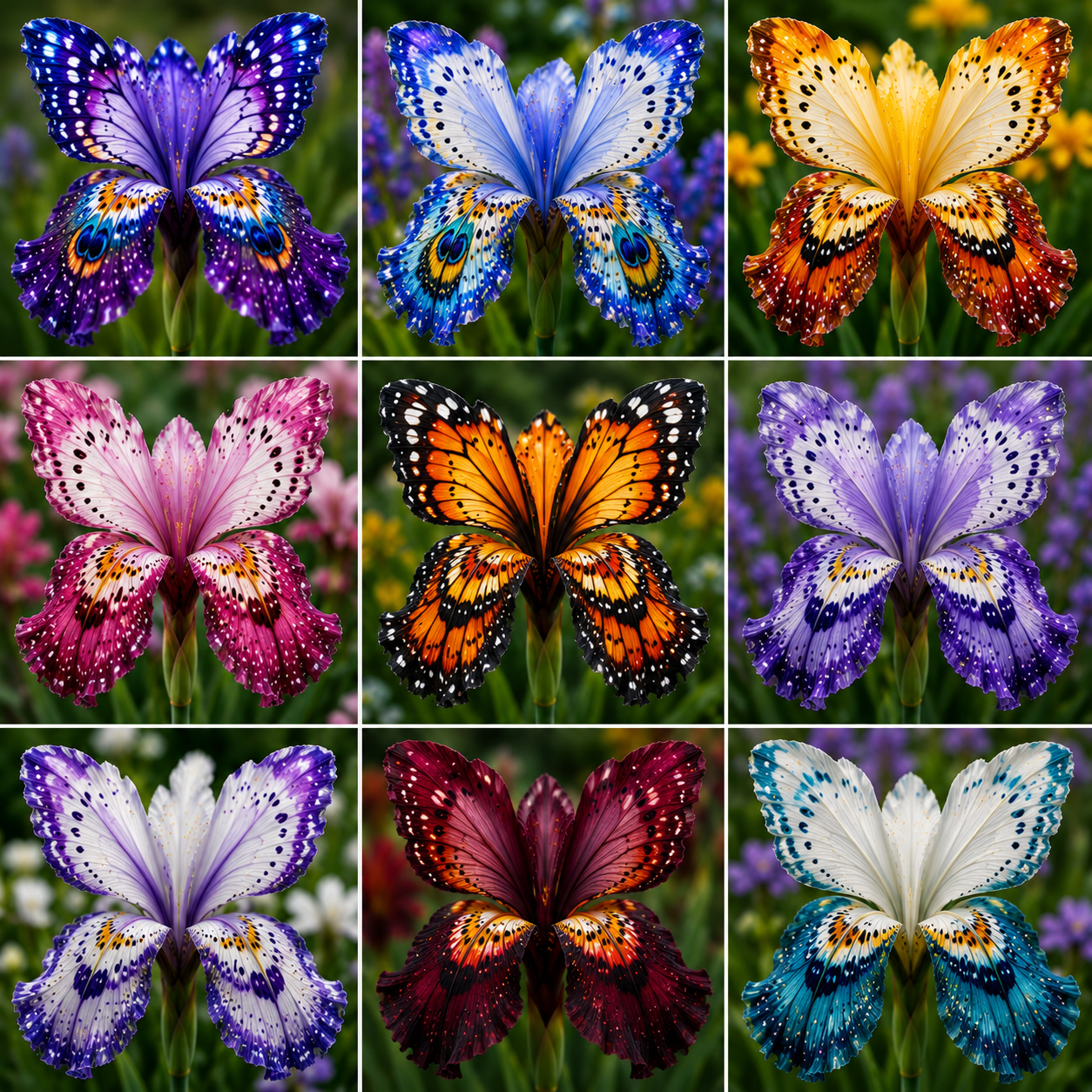 🦋Čebuljice metuljastih perunik - ✨Vzgojite svoj čarobni vrt, ki bo osupnil-SI