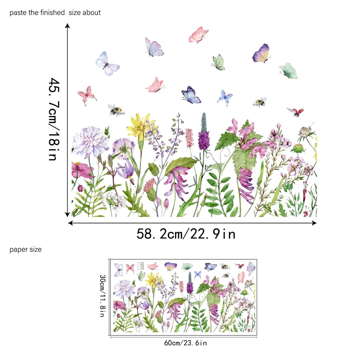 💎 Adhesivo para ventana colorido con motivo de ramo de flores: extraíble, de doble cara y recortable 🏡-ES