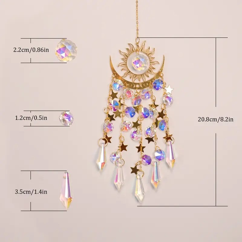 🌙Zunanji amulet z luninim kristalom-SI