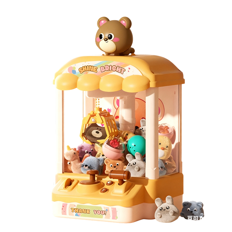 🎮 Simpático juguete infantil con forma de animalito, muñecos y cápsulas | ¡Diversión para toda la familia! 🐻✨-ES