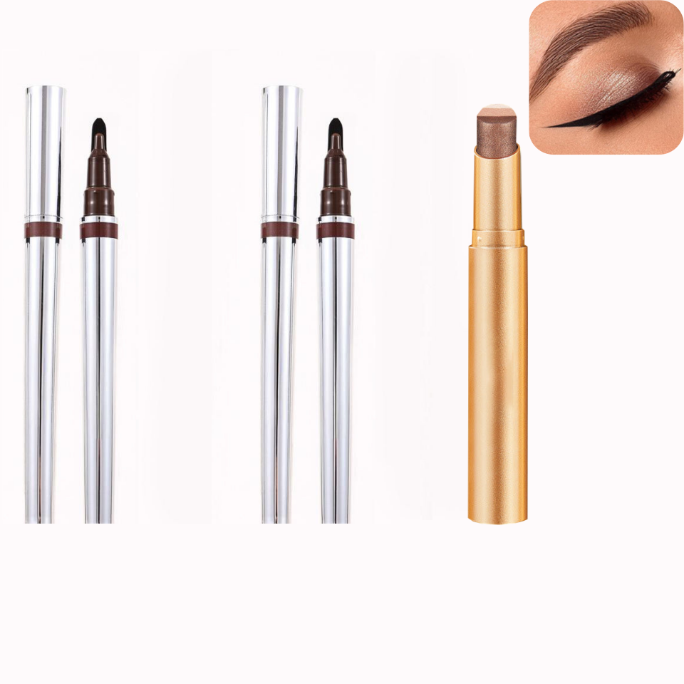 🔥1+1 δωρεάν!!🌟 Κρεμώδες eyeliner που στεγνώνει γρήγορα, αδιάβροχο και δεν μουτζουρώνει-GR