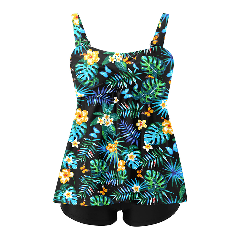 Zablistajte u samopouzdanoj silueti uz bazen – ženski tankini top. Plaćanje pouzećem! 👙-HR