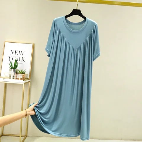 Pijama holgado de manga corta ultra suave y cómodo-ES