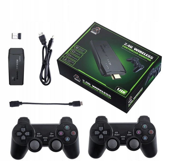 Game Stick - žaidimų konsolė + 2 žaidimų valdikliai-LT