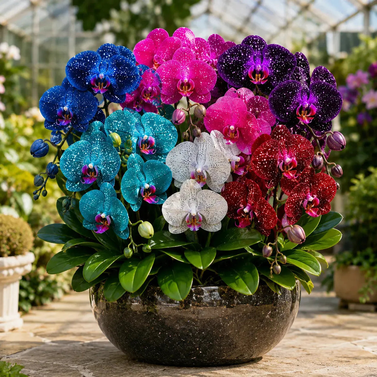 🌌 Rare Galaxy Orchid Bulbs – Stunning Starry Blooms for Your Garden