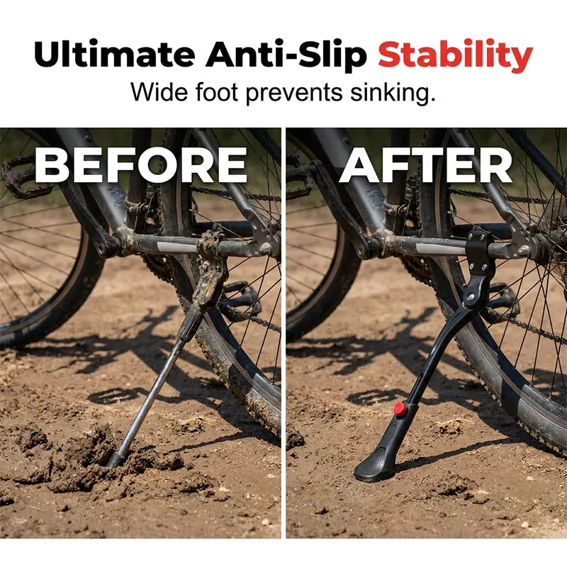 ⏰Universal Adjustable Aluminum Alloy Bicycle Side Kickstand