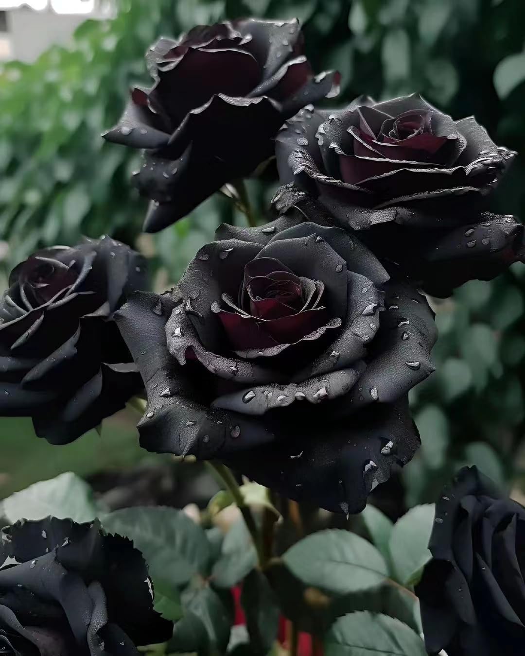 Semillas de rosa negra raras para plantar, variedad tradicional, no transgénicas. Más de 200 hermosas semillas de flores para el jardín de casa. Bonsái.-ES