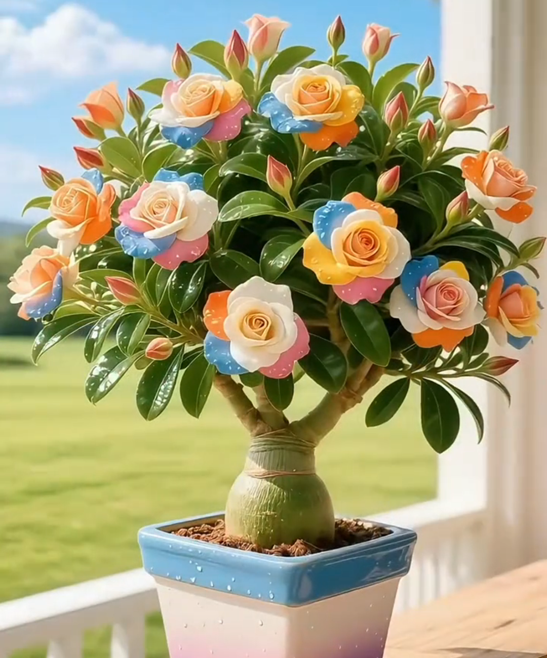 🌵 Puščavska vrtnica – eksotično cvetje, naravna lepota! 🌺✨-SI