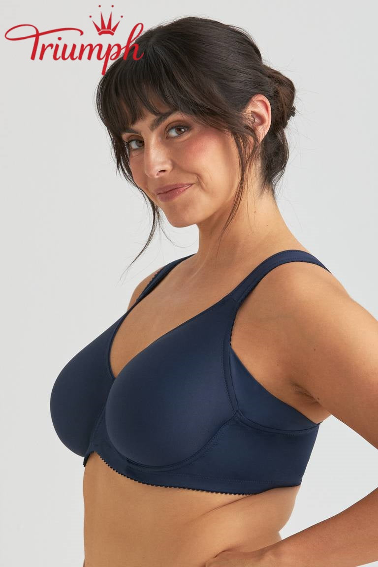Triumph® 4-delni komplet 🥰 Udoben modrček je izdelan iz čistega bombaža in je primeren za ženske z večjim oprsjem.-SI