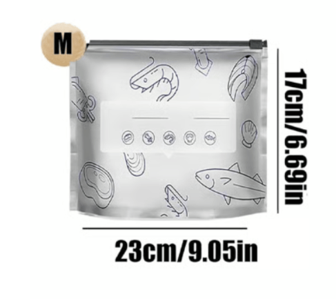 Aluminijaste vrečke za večkratno uporabo za ohranjanje svežine – novi najboljši prijatelj vaše kuhinje! 🍴✨-SI