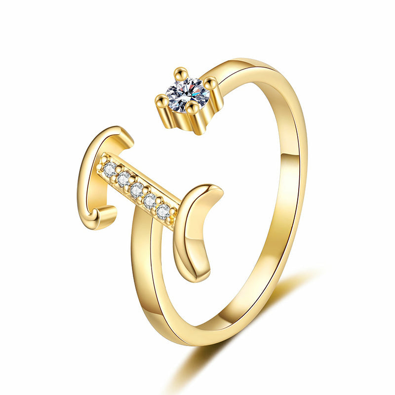 ⏳Riboto laiko 50 % nuolaida⏰Reguliuojamas blizgantis inicialas moterims💍-LT