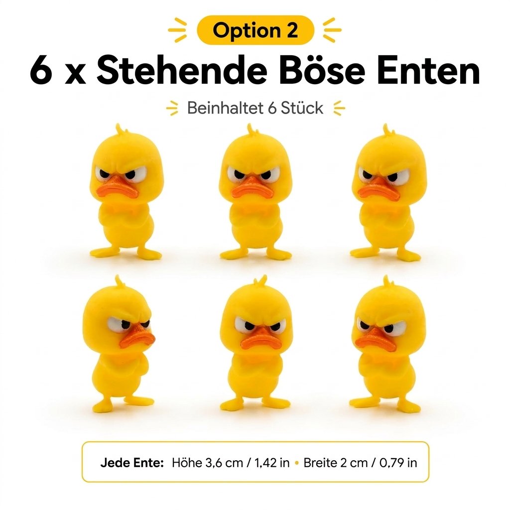 😠 Figurica ljute patke za stol – Dodajte drzak dodir svom stolu! 🐥-HR