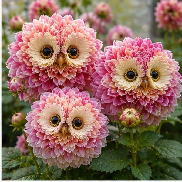 ✨ Čarobne rastline 🦉 Spoznajte čebulice dalije s sovookim očesom-SI