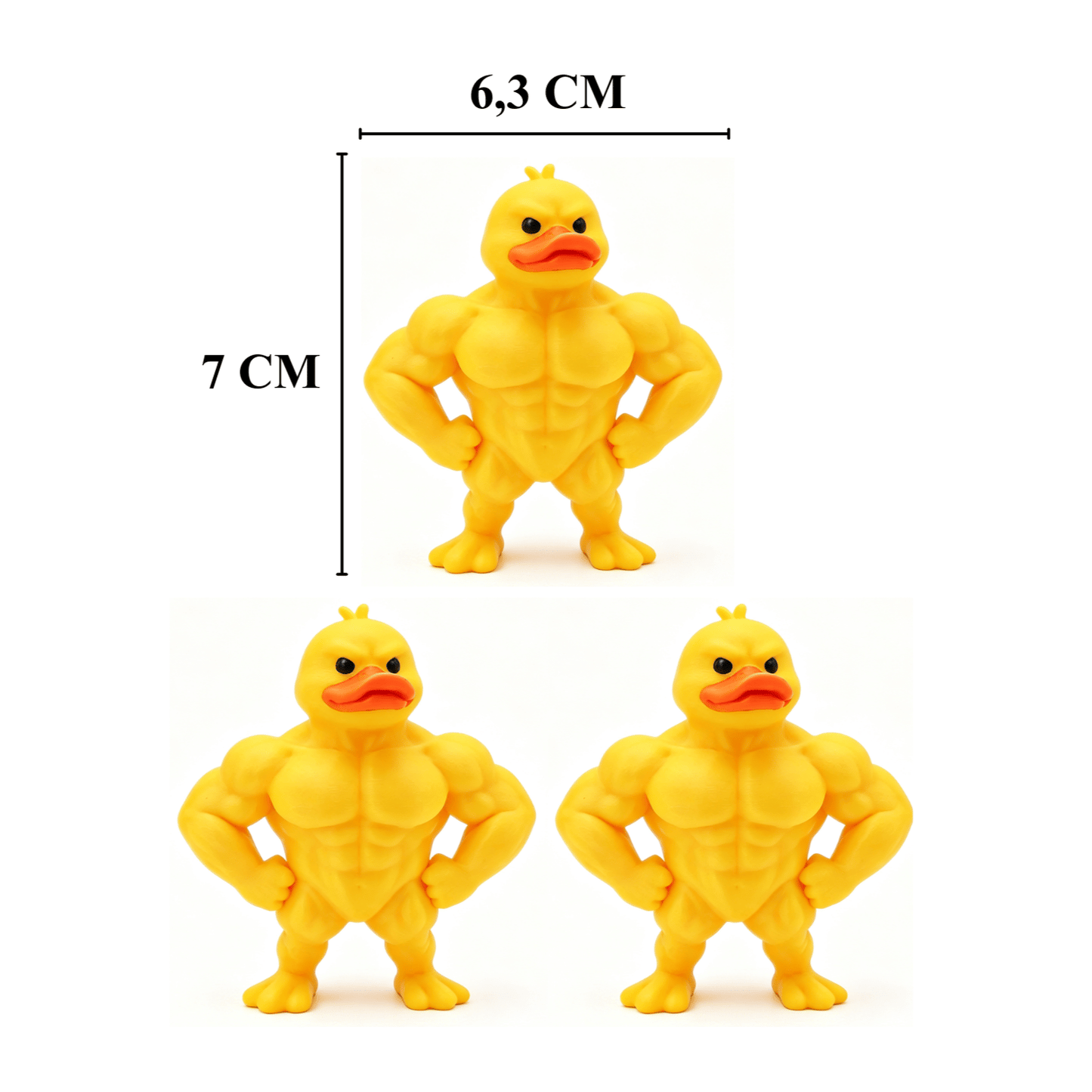 😠 Figurica ljute patke za stol – Dodajte drzak dodir svom stolu! 🐥-HR