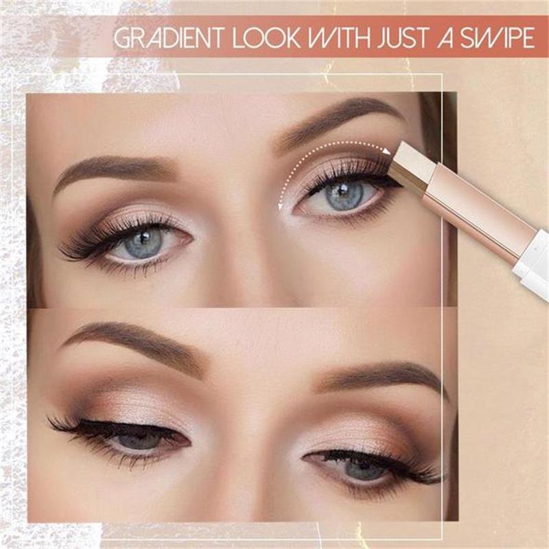 ✨ Barra de sombras de ojos difuminable 2 en 1: maquillaje de ojos perfecto-ES