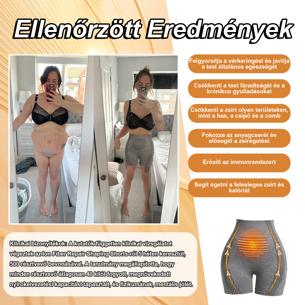 【🩷Pago contra reembolso (COD) 🩷】 2026 Módulo de masaje por microvibración Baicloud™ Pantalones cortos de seda con fibras ionizadas regeneradoras y moldeadoras 🥰-ES