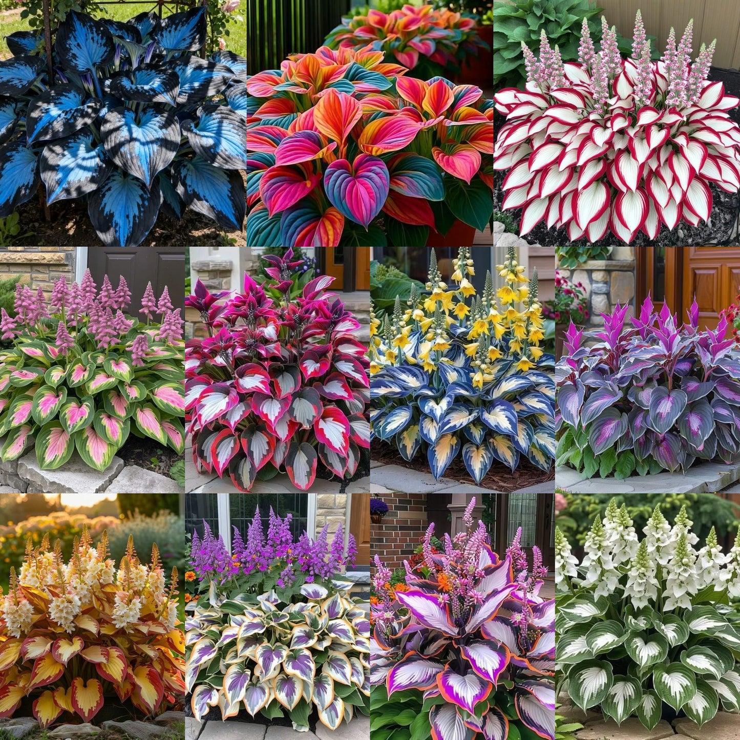 🔥Último día de venta🔥Semillas de hosta premium raras🌿Planta tolerante a la sombra-ES