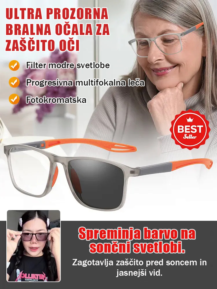 Pametno samodejno ostrenje in fotokromatska pametna očala