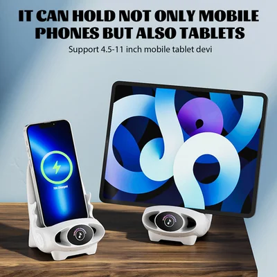 Multifunktsionaalne mobiiltelefonihoidik kiire juhtmevaba laadijaga-EE