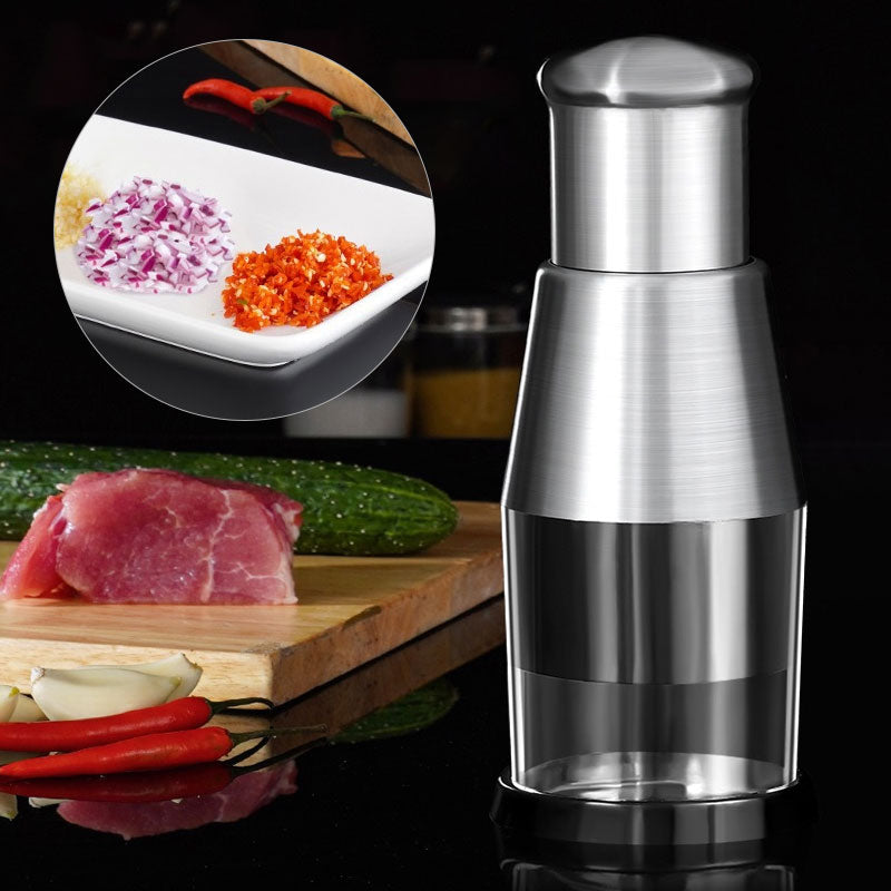 ⌛Picadora de verduras multifuncional de acero inoxidable-ES