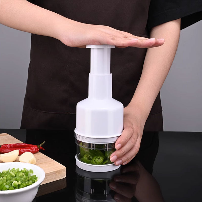 ⌛Picadora de verduras multifuncional de acero inoxidable-ES