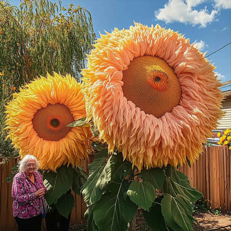 🌻 Adorable oso de peluche gigante Girasol 🔆-ES