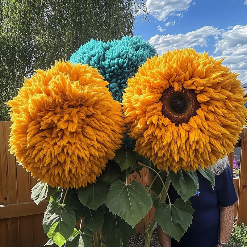 🌻 Adorable oso de peluche gigante Girasol 🔆-ES