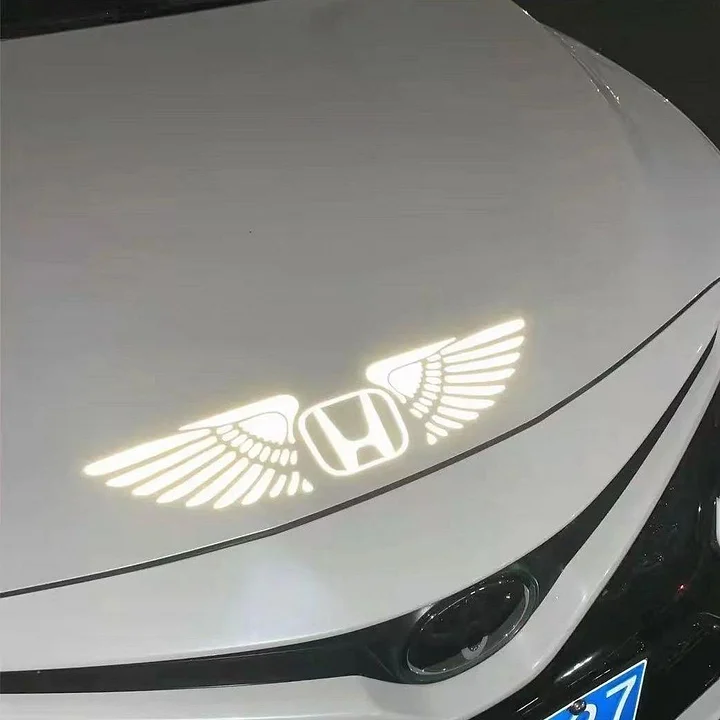 Pegatinas láser 3D de alas de ángel para coche (4 unidades)-ES