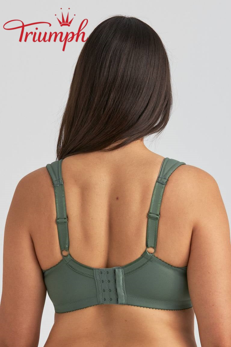 Triumph® 4-delni komplet 🥰 Udoben modrček je izdelan iz čistega bombaža in je primeren za ženske z večjim oprsjem.-SI
