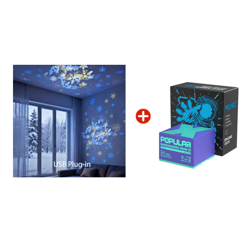 ✨Dinaminė besisukanti LED projektoriaus lempa-LT