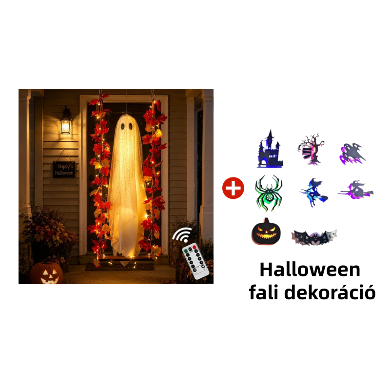 🎃👻 Helovīna spoka LED dekorācija 🍁-LV