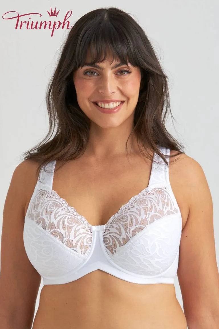 Triumph - Conjunto de tres piezas con sujetador acolchado Flame-ES