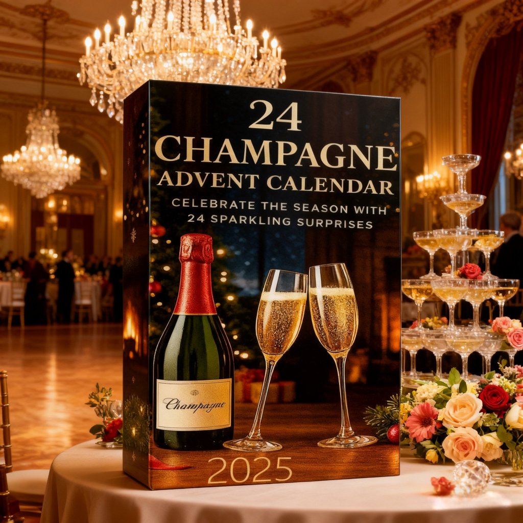 🔥Paskutinė 50 % nuolaidos diena - 🥂Šampano Advento kalendorius 2025🎄-LT