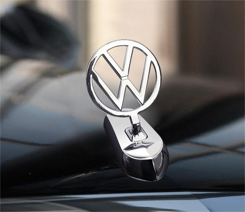 Decoración de modificación de coche con logotipo de capó-ES