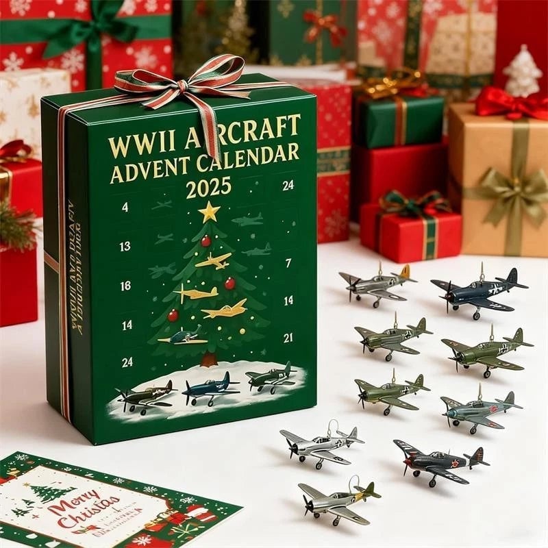 Ημερολόγιο Advent Airplane 2025 Αεροπλάνο Β' Παγκοσμίου Πολέμου-GR