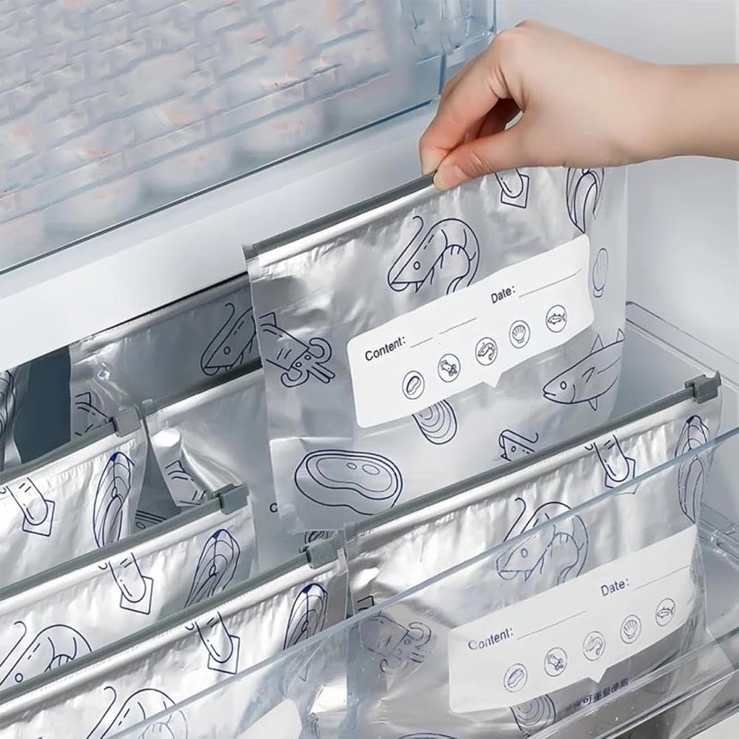 Aluminijaste vrečke za večkratno uporabo za ohranjanje svežine – novi najboljši prijatelj vaše kuhinje! 🍴✨-SI