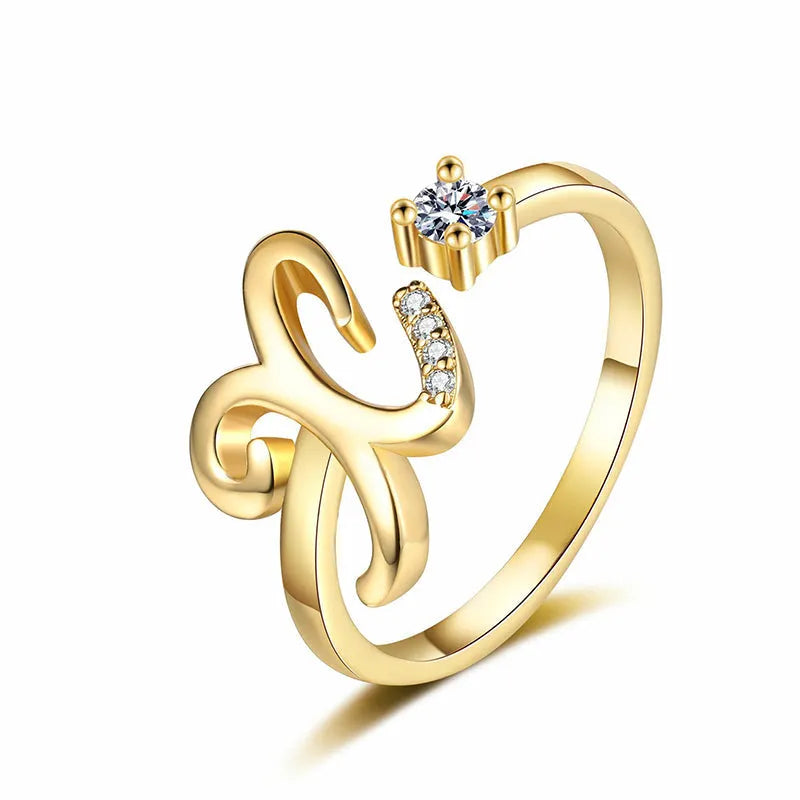 ⏳Riboto laiko 50 % nuolaida⏰Reguliuojamas blizgantis inicialas moterims💍-LT