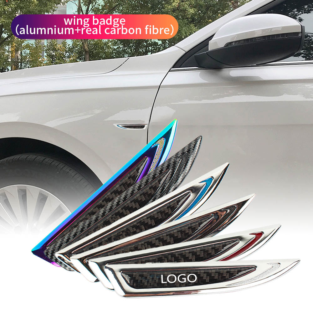 Insignia del logotipo de GM, pegatina metálica personalizable (dos piezas)-ES
