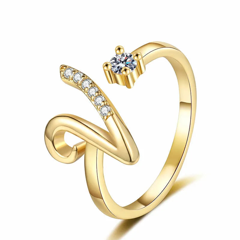 ⏳Riboto laiko 50 % nuolaida⏰Reguliuojamas blizgantis inicialas moterims💍-LT