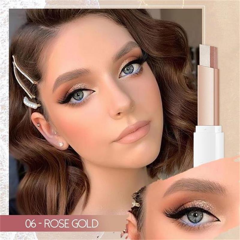 ✨ Barra de sombras de ojos difuminable 2 en 1: maquillaje de ojos perfecto-ES