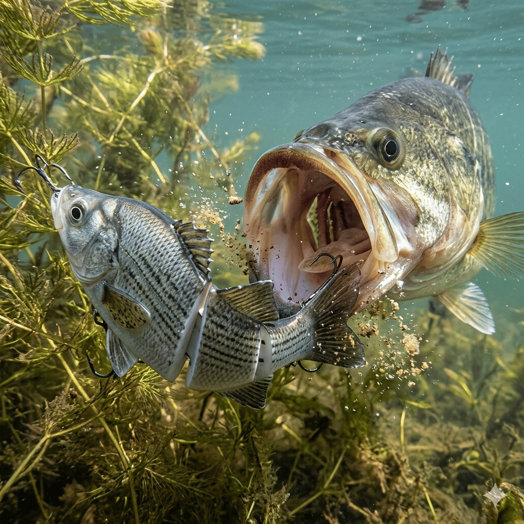 🌊Užvaldyk vandenį: „Ozark Trail“ 5 colių daugiasluoksnis masalas baltiesiems ešeriams🐟-LT