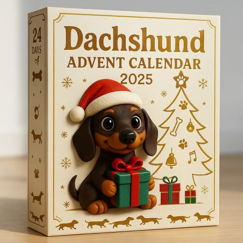 ✨Calendario de Adviento para Perros Salchicha 2025 — 24 días de alegría vienesa 🎄🐶-ES
