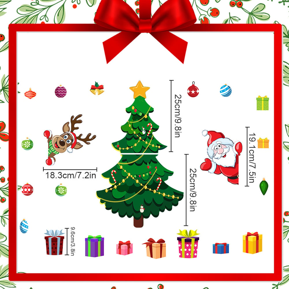 🎁🎅 Pegatina magnética con temática navideña🎄-ES