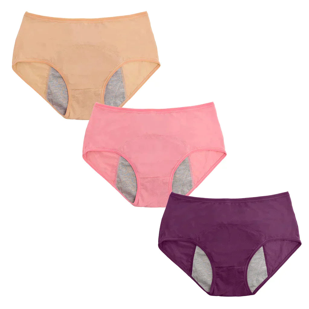 ✨2+1 gratis✨Nuevas bragas 2024 de talle alto a prueba de fugas.