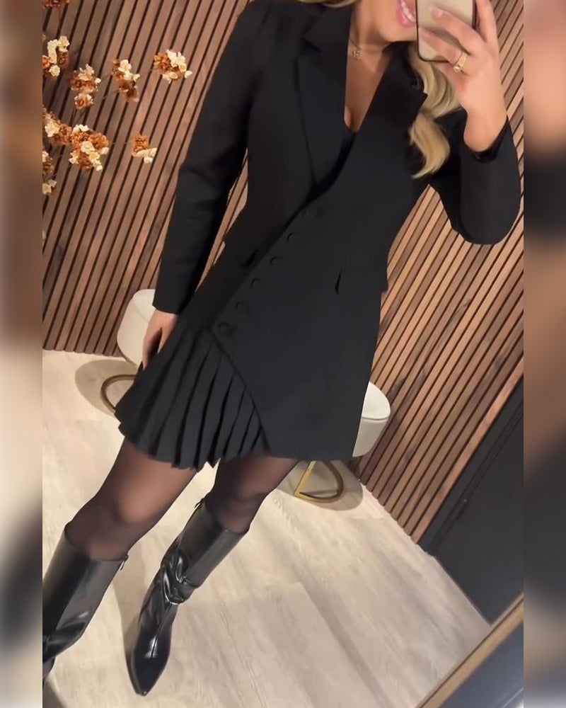 ZAVLADAJTE PROSTOR: Asimetrična obleka Power Blazer-SI