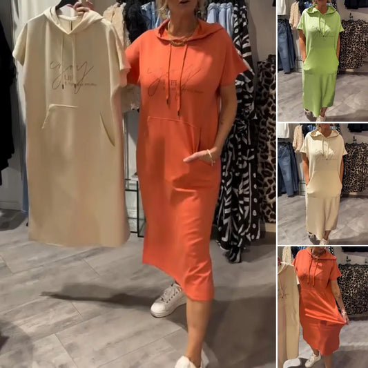 💥🔥👗[S-5XL]Nova poletna obleka s puloverjem v ohlapnem, udobnem in zračnem slogu za leto 2026-SI