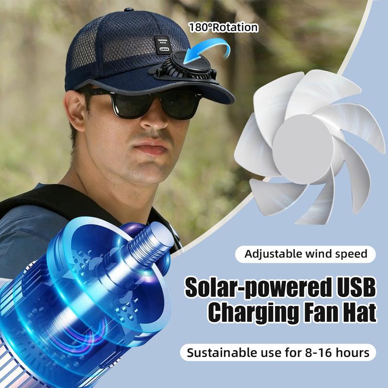 🔥VROČA RAZPRODAJA - 49 % POPUSTA🧢2026 Profesionalna hladilna kapa za zunanjo uporabo: Dvojna kapa z ventilatorjem-SI
