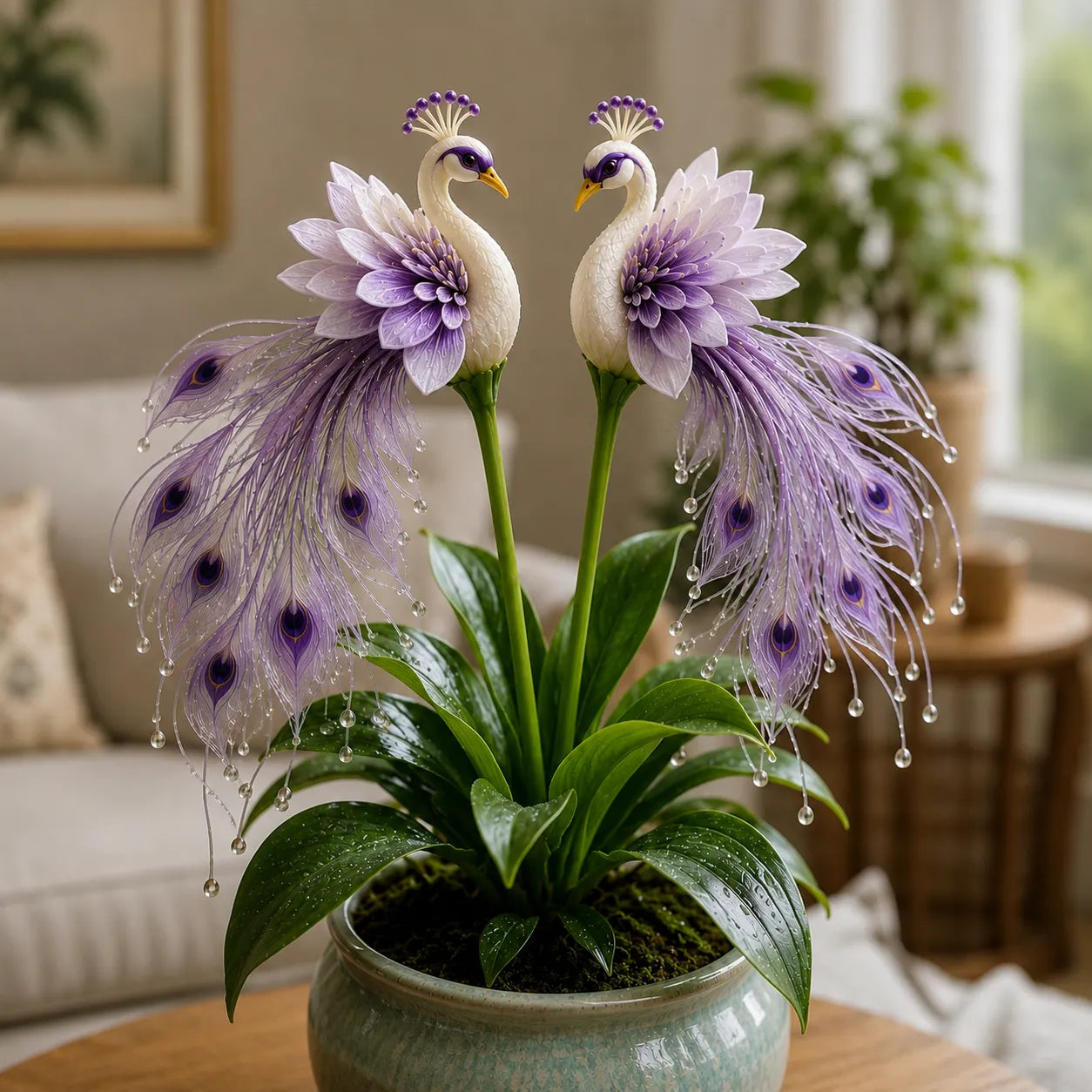 🦚 Bulbos de orquídea pavo real: una joya viviente ✨-ES