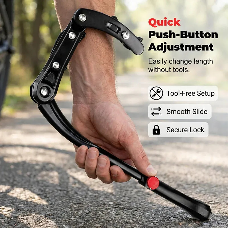 ⏰Universal Adjustable Aluminum Alloy Bicycle Side Kickstand